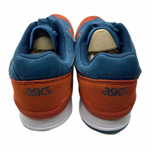 Asics Running Shoes Men's Gel Lyte Mt H6HOL Blue Orange Lace Up Low Top Sz 12.5 - Picture 6 of 10